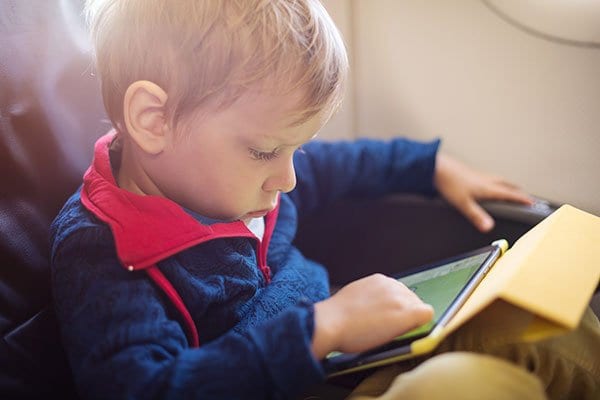 Child with Tablet