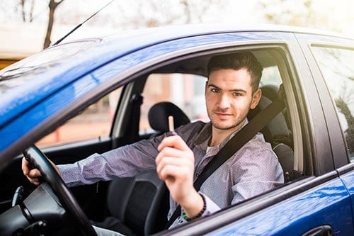 Man in Car