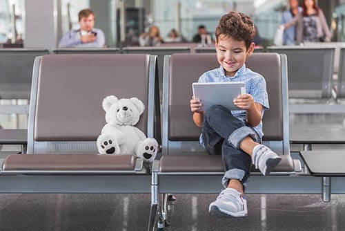 Child in Airport