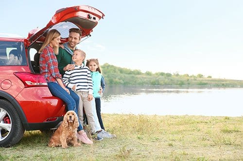 Family in Car