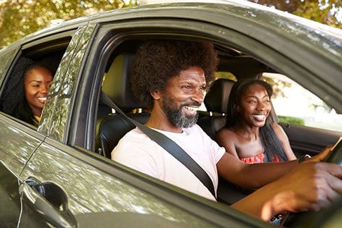 Family in Car