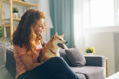 Woman with Dog