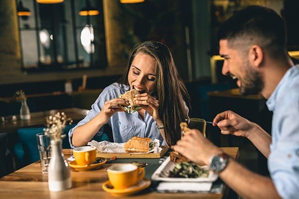 Couple at Dinner