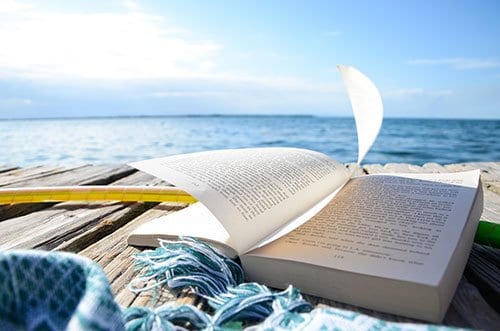 Book on Beach