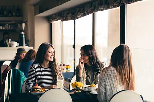 Friends at Dinner